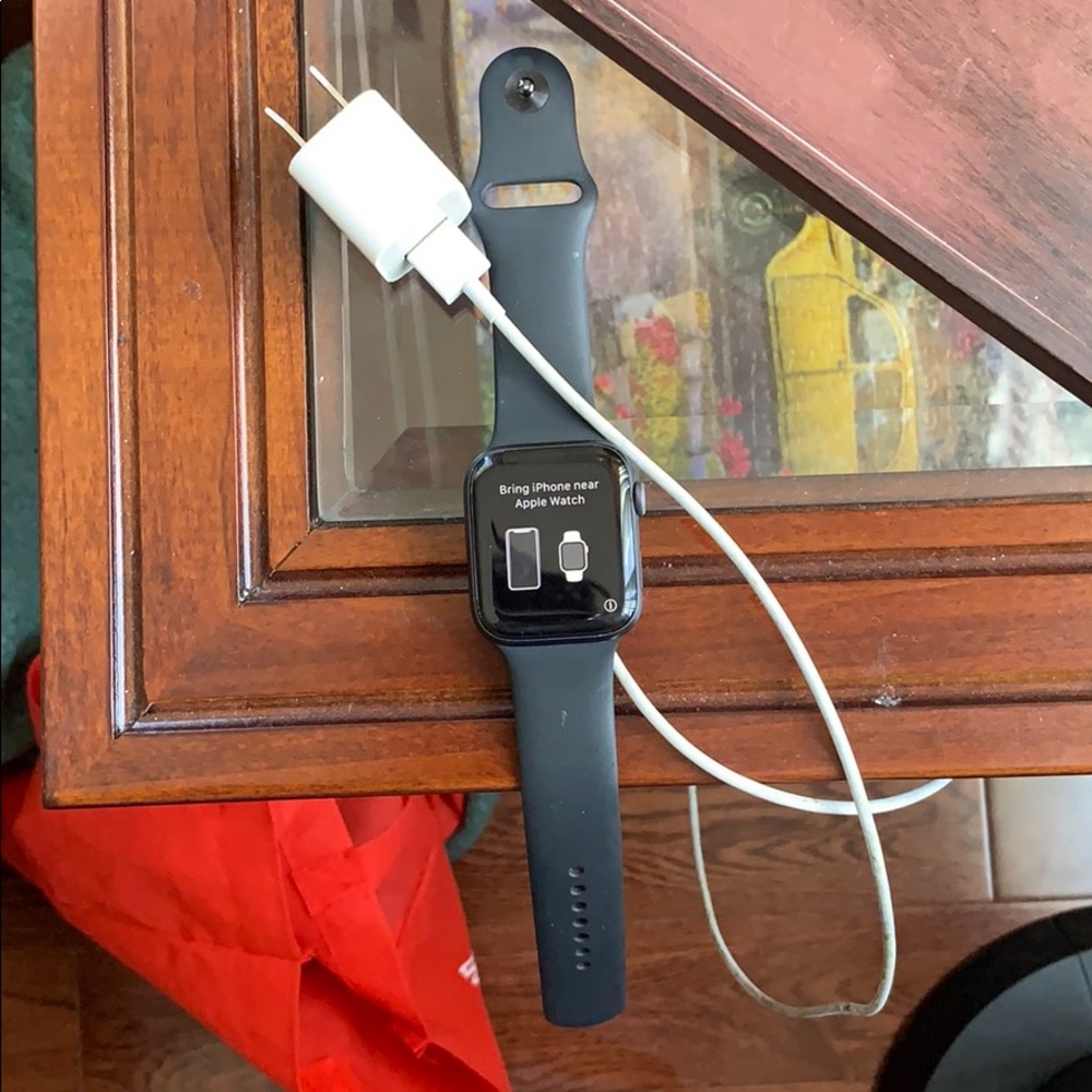 Apple Watch and charger